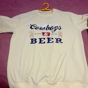 Boutique Brand Crew Neck Cowboys Beer